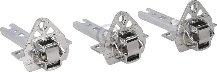 Actual product image Bluparts Türscharnier Set Einbau wie BOSCH 00268699 für Kühlschrank 3Stk