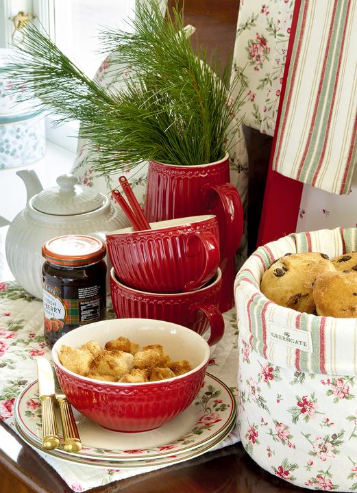Actual product image Greengate Alice breakfast set red 12 pcs (12 Piece)