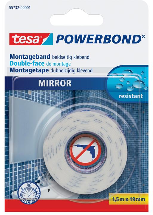 Image du produit tesa Ruban de montage Powerbond miroir (19 mm)
