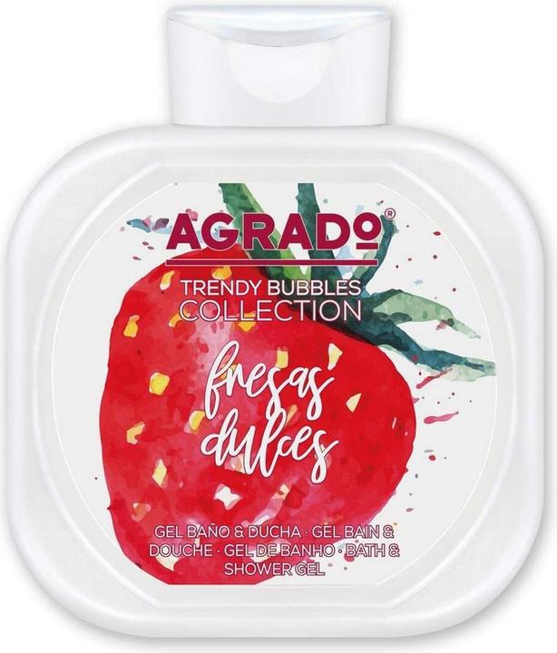 Actual product image Agrado Bath Foam And Shower Gel Sweet Strawberries 750 Ml (750 ml)