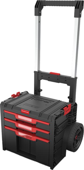 Produktbild Tool Brothers Toolbrothers RHINO L Cart 2.0 Plus Drawer 3 ECO Werkzeugkoffer auf Rädern 520 x 415 x 660 mm 12 l