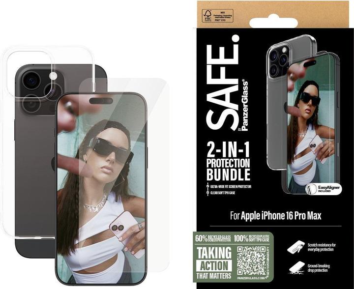 Produktbild Safe Screen Protector (1 Stück, Apple iPhone 16 Pro Max)