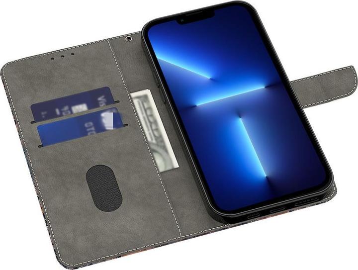 Immagine prodotto Art Custodia a libro per iPhone 15 Pro Max con tasca per carte Golden Heart (Apple iPhone 15 Pro Max)