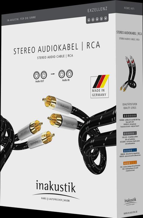 Produktbild Inakustik Rca – Rca (3 m, Cinch)