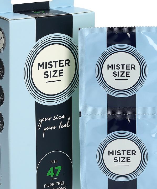 Actual product image Mister Size 47 (10 pcs.)