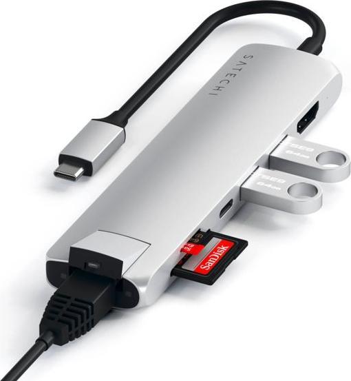 Produktbild Satechi USB-C Slim Multi-port (USB-C, 7 Ports)