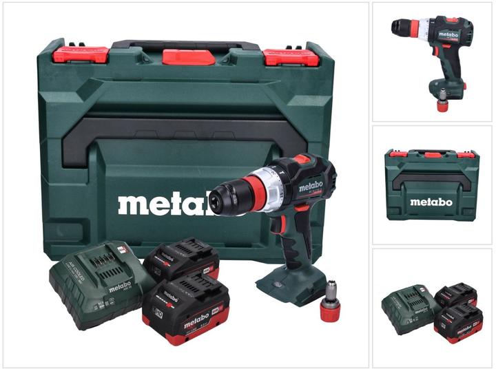 Actual product image Metabo BS 18 LT BL Q cordless drill driver 18 V 75 Nm Brushless + 2x battery 8.0 Ah + charger + metaBOX (Rechargeable battery operated)