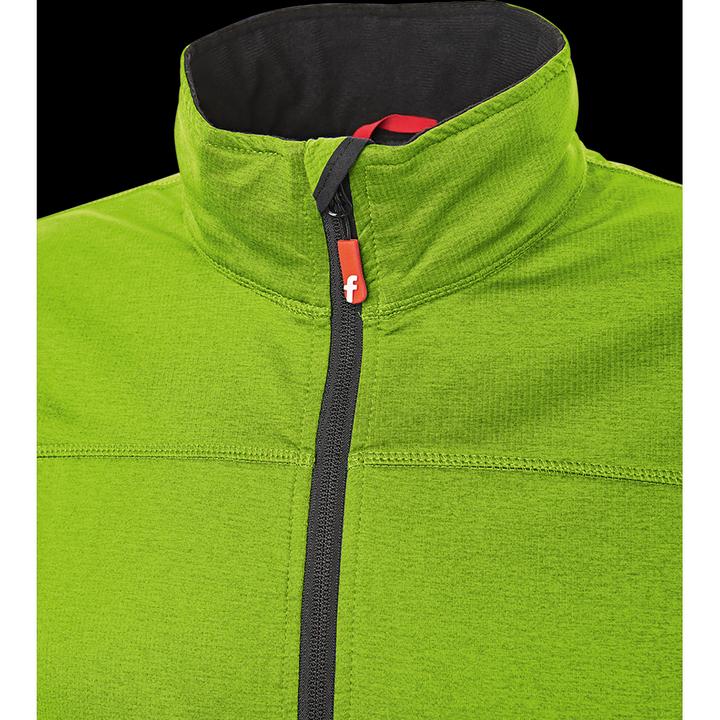 Actual product image Magni Tech fleece jacket lime/black mottled size 2XL Fortis Elements (XXL)