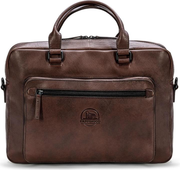 Farmhood Memphis Aktentasche Leder 38.5 cm Laptopfach (15.35")