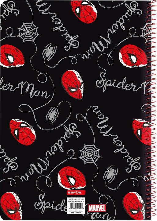 Immagine prodotto Spiderman Taccuino Spider-Man Hero Nero A4 80 pagine (A4, Copertina rigida)