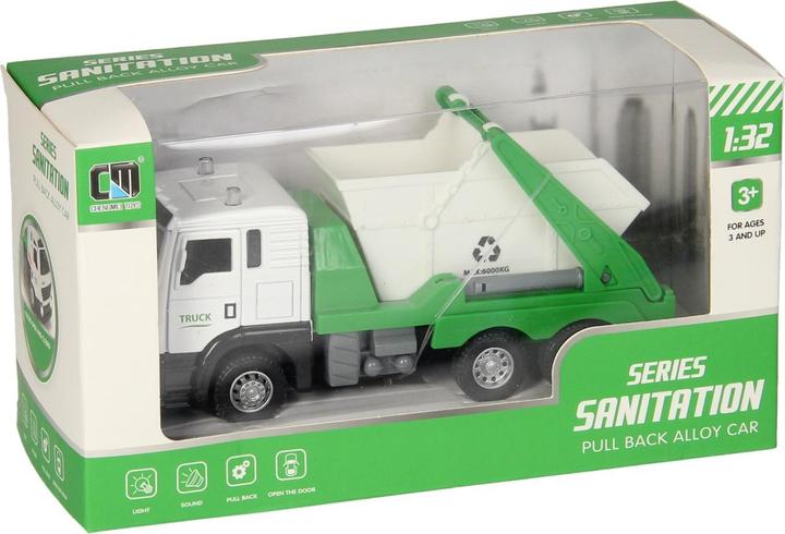 Actual product image Lorry with waste container, light and sound