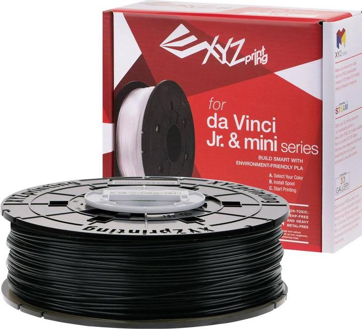 Actual product image XYZprinting Filament PLA Carbon Black 600g (PLA, 1.75 mm, 600 g, Black)