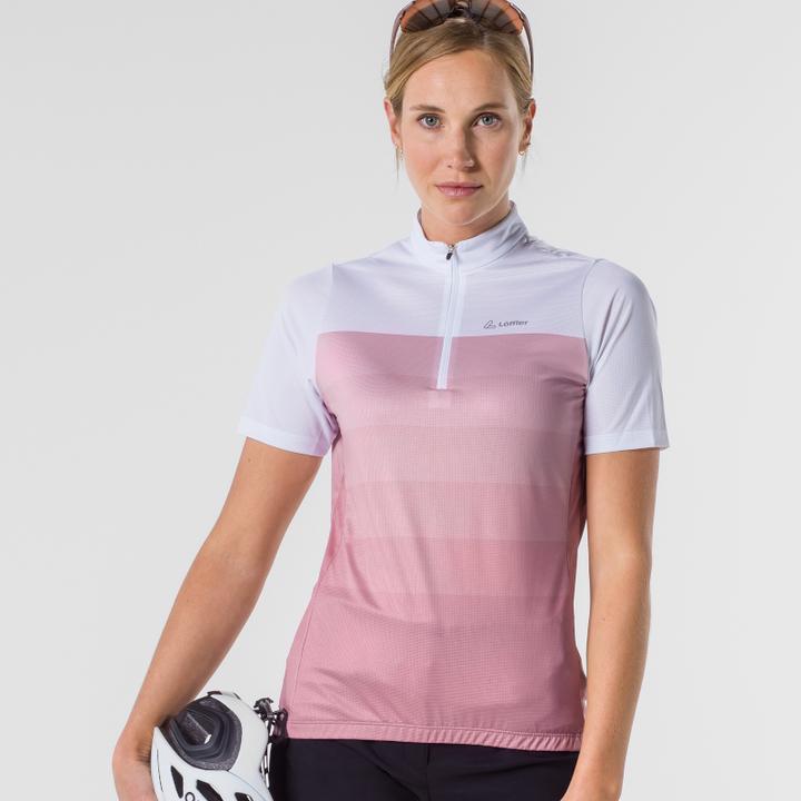 Actual product image Löffler Women's Bike Jersey Half-Zip Rainbow Mid (42)