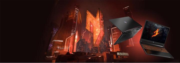 Actual product image Acer Nitro V 16 ANV16 Machine from hell 3.8GHz/32GB/1TBSSD/16"/W11H, obsidian black (16", AMD Ryzen 7 8845HS, 32.77 GB, 1000 GB, DE)