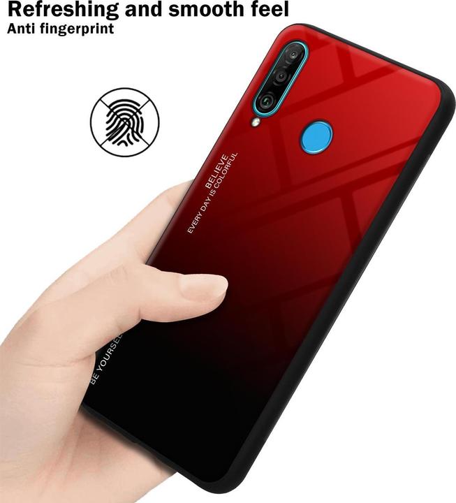 Productafbeelding Cadorabo TPU 2 kleuren glasdekking (Huawei P30 Lite)