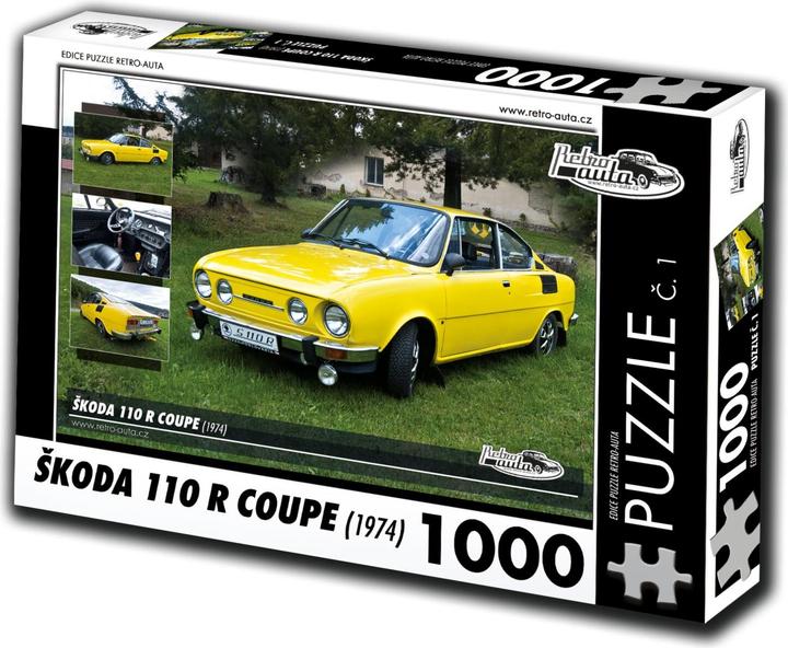 Actual product image Retro-auta Puzzle No. 1 'KODA 110 R COUPE (1974) 1000 pieces (1000 pieces)