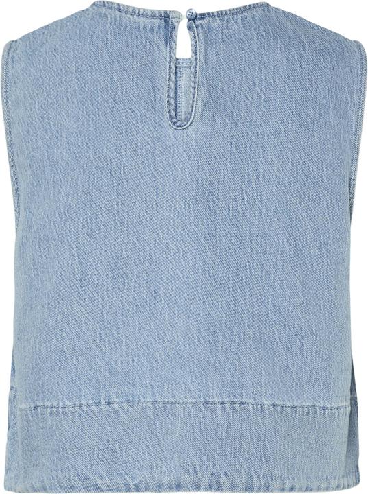 Produktbild Pieces PCFLORA ÄRMELLOSES DENIM Oberteil (M)
