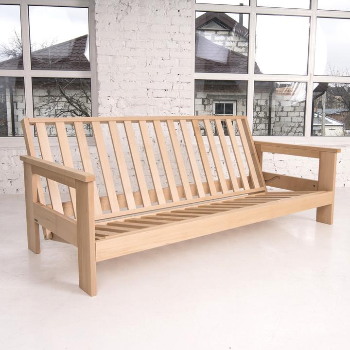 Produktbild Europe & Nature Holz Schlafsofa - Natur - 140X200 cm - Mexico