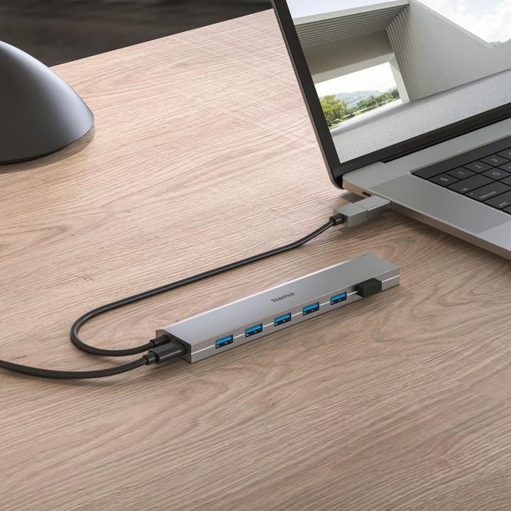 Image du produit Hama 7 Port USB-Hub (USB-C, 7 Ports)
