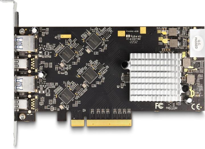 Immagine prodotto Delock Scheda PCI Express x8 con 2 prese USB 20 Gbps USB Type-C™ e 2 prese USB 5 Gbps Type-A