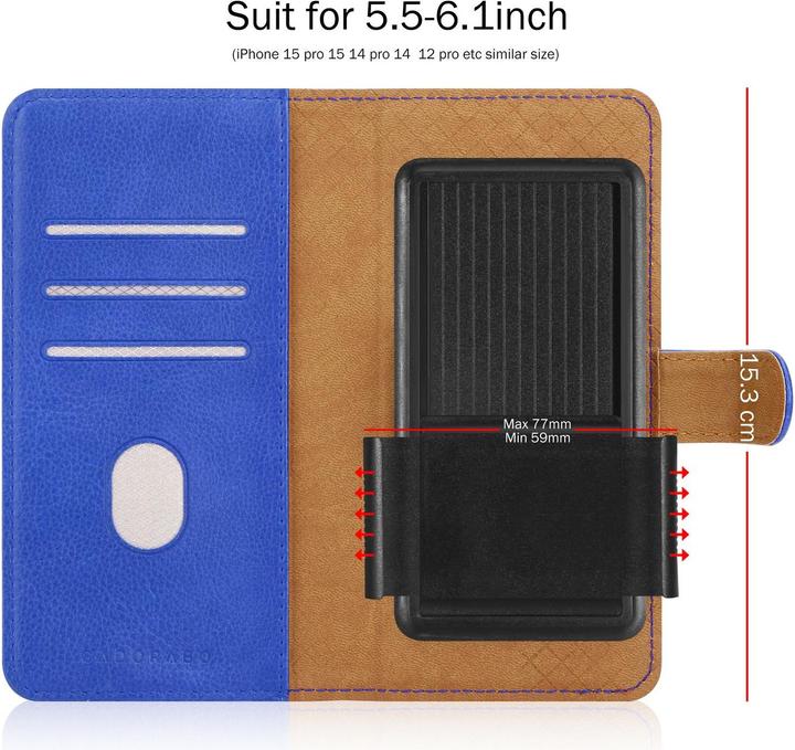 Actual product image Cadorabo Case for Samsung Galaxy J3 2017 US Version Book Cover (Samsung Galaxy J3 2017 (US version))