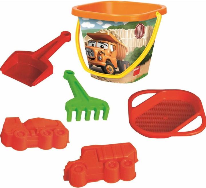 Produktbild Dino Sandkasten Tatra mit Eimer