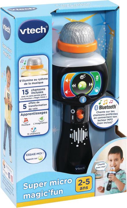 Image du produit VTech Jouet musical Microphone magique pour chanter et s'amuser -FR- (Français)