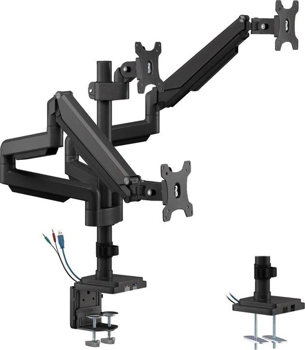Actual product image Ergo Office Uchwyt biurkowy na 3 monitory 17" - 30" (ER-408B) (Table, 30")