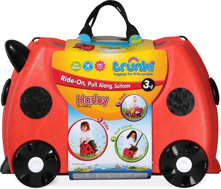 Actual product image Trunki Harley Ladybug suitcase (18 l, Hand luggage (up to 50 litres))