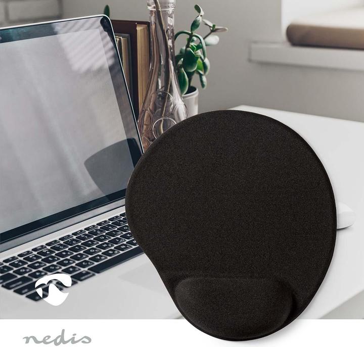 Image du produit Nedis Tapis de souris 215 mm noir noir