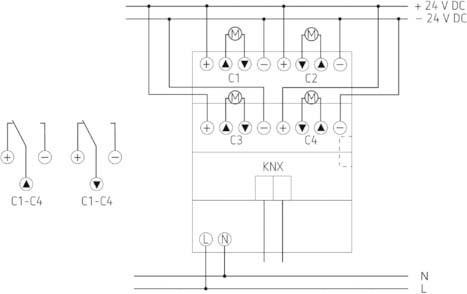 Immagine prodotto Theben JMG 4 T 24V KNX (Attuatore di riscaldamento)