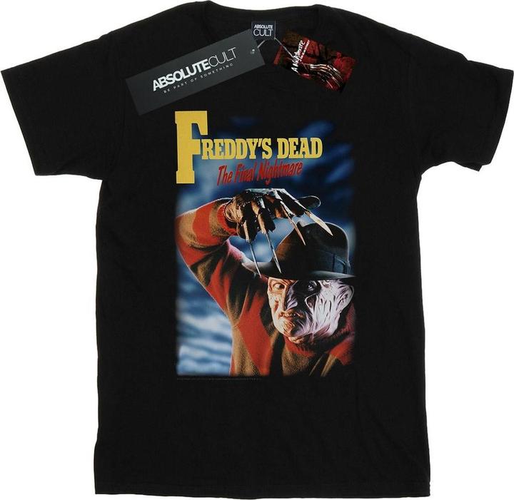 Actual product image Absolute Cult Womens/Ladies The Final Nightmare Cotton Boyfriend T-Shirt (XXL)