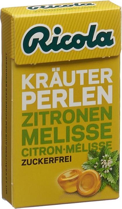 Produktbild Ricola Kräuter Perlen Zitronenm Bonbon ohne Zucker (1 Stk., 25 g)