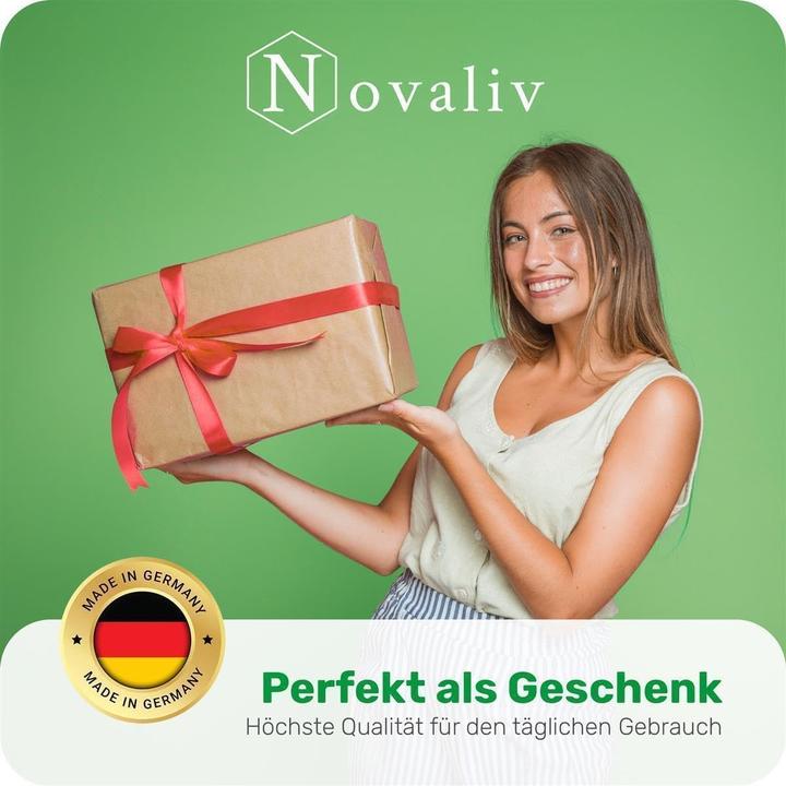 Produktbild Novaliv 2x Brotkasten Plastik mit Deckel 32x20x16,5cm Dose für Brot Brotkasten Kunststoff Aufbewahru