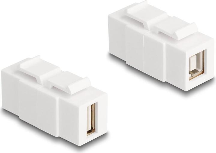 Produktbild Delock Keystone Modul USB 2.0 Typ-A Buchse zu USB 2.0 Typ-B (USB 2.0)