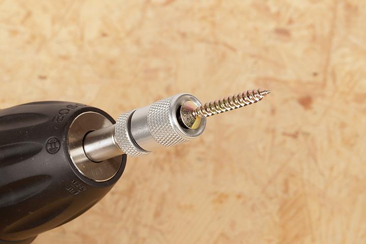 Actual product image wolfcraft wolfcraft 1 bit holder w. depth stop l=72mm (6.3 mm)