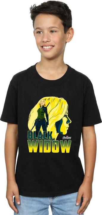 Immagine prodotto Avengers Infinity War Black Widow Character Maglietta Ragazzi (140, 146)
