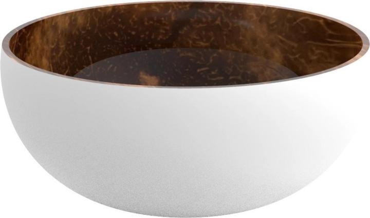 Produktbild Nuts Kokosnuss Schale aussen weiss 14cm (14 cm, 1 x)