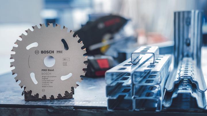 Actual product image Bosch Professional Zubehör PRO Steel cordless circular saw blade, 140 x 1.6 x 20 mm