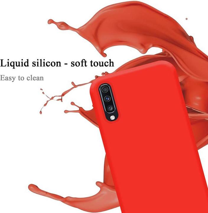 Immagine prodotto Cadorabo Copertura della cassa del silicone liquido TPU (Samsung Galaxy A70, Samsung Galaxy A70S)