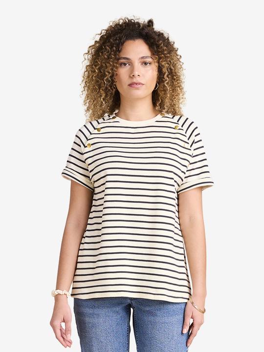 Envie de Fraise Bio-Kollektion: T-Shirt mit Streifen für Schwangerschaft und Stillzeit