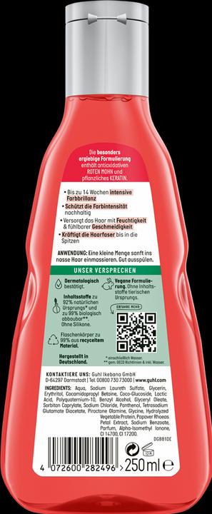 Actual product image Guhl Color Schutz & Pflege Shampoo (250 ml, Liquid shampoo)