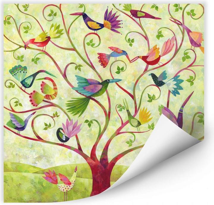 Image du produit Trenddeko Oiseaux exotiques (100 x 100 cm)