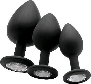 Image du produit Shots Extra Large Diamond Butt Plug Noir
