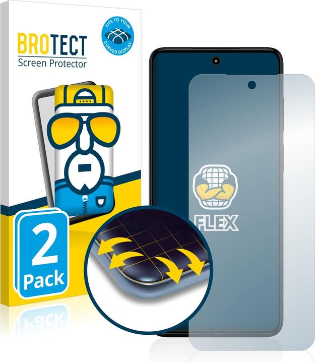Actual product image BROTECT Full-Cover Protector (2 Piece, Motorola Moto G82 5G)