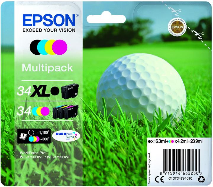 Image du produit Epson 34XL DuraBrite Ultra Multipack (M, CF, C, Y)