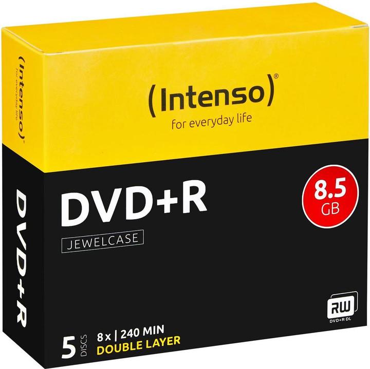 Produktbild Intenso DVD+R 8,5GB, 8x Speed, Double