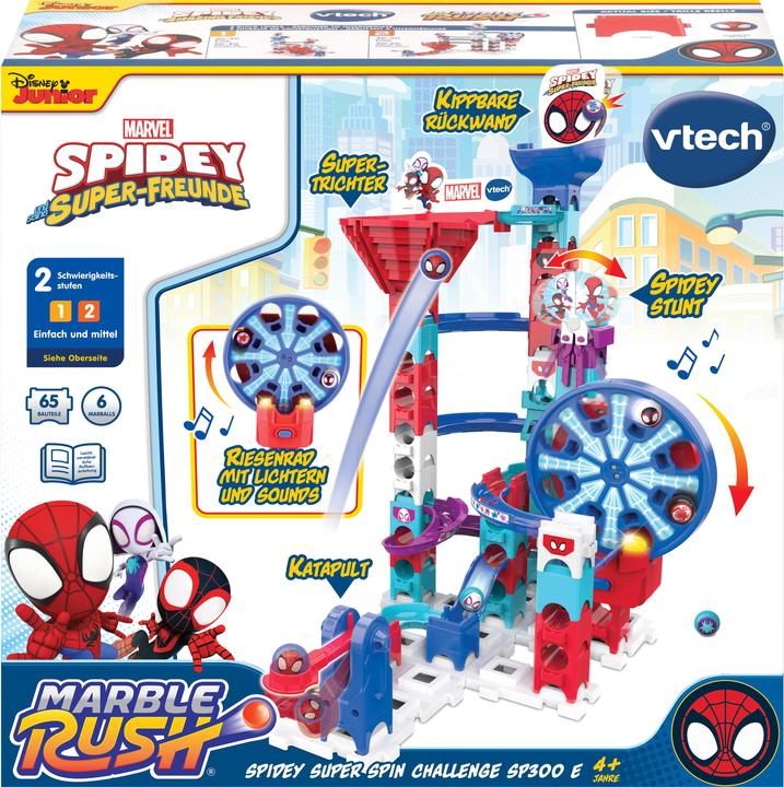 Actual product image VTech Marble Rush - Spidey Super Spin Challenge SP300 E