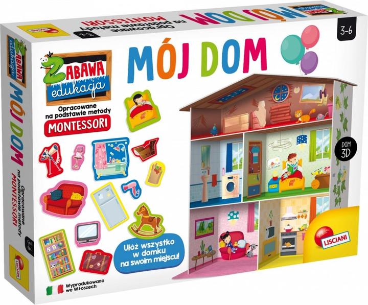 Lisciani Educational game Montessori Maxi my house (Polish)