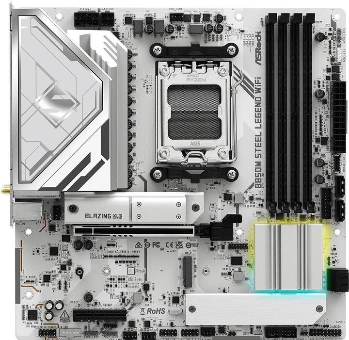 AsRock B850M Steel Legend WiFi (AM5, AMD B850, mATX)